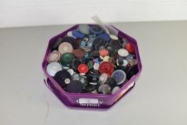 BOX OF MIXED BUTTONS