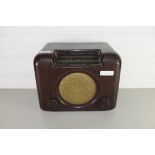 VINTAGE BUSH BAKELITE CASED RADIO