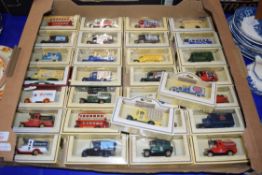 BOX OF TOY VEHICLES TO INCLUDE LLEDO, DAYS GONE BY