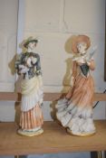 TWO COMPOSITION MODELS OF FASHIONABLE LADIES