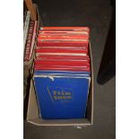 BOX OF FILM SHOW AND HOLLYWOOD ALBUM BOOKS