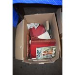 BOX OF MIXED BOOKS, HUTCHINSONS GUIDE BOOKS ETC