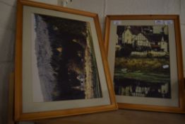 TWO COLOURED PHOTOS MARKED HESSEN, GERMANY