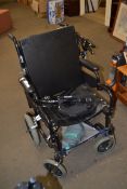 BLACK FOLDING WHEELCHAIR