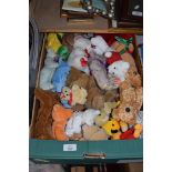 BOX OF MIXED SOFT TOYS