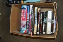 BOX OF MIXED BOOKS, HISTORY AND WAR INTEREST