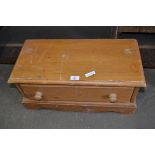 PINE SINGLE DRAWER CABINET, 61CM WIDE