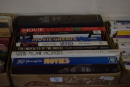 BOX OF MIXED BOOKS, MOVIE AND CINEMA INTEREST