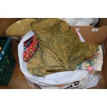 BAG OF FABRIC, CUSHION COVERS ETC