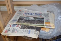 QTY OF OLD BIKE MART NEWSPAPERS