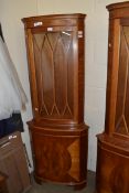 ASTRAGAL GLAZED CORNER DISPLAY CABINET