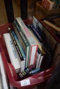BOX OF MIXED BOOKS, WAR AND SHIPPING INTEREST