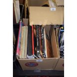 BOX OF MIXED BOOKS, MARILYN MONROE, PICTURE SHOW ANNUALS AND OTHERS