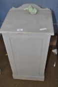 SINGLE DOOR SHABBY CHIC PAINTED BEDSIDE CABINET, 72CM HIGH
