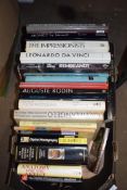 BOX OF MIXED BOOKS, ART INTEREST