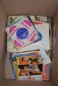 BOX OF MIXED 78RPM RECORDS AND SINGLES
