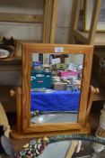 PINE FRAMED DRESSING TABLE MIRROR