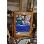 PINE FRAMED DRESSING TABLE MIRROR