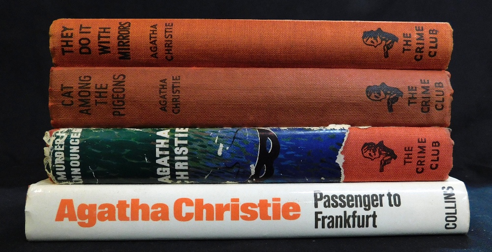 AGATHA CHRISTIE: 4 titles: A MURDER IS ANNOUNCED, London, Collins for The Crime Club, 1950, 1st - Image 2 of 2