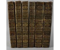 REV JAMES GRANGER: A BIOGRAPHICAL HISTORY OF ENGLAND ,,, London 1804, four volumes in six, extra