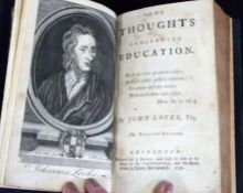 JOHN LOCKE: SOME THOUGHTS CONCERNING EDUCATION, Edinburgh for J Brown, 1752, 12th edition,