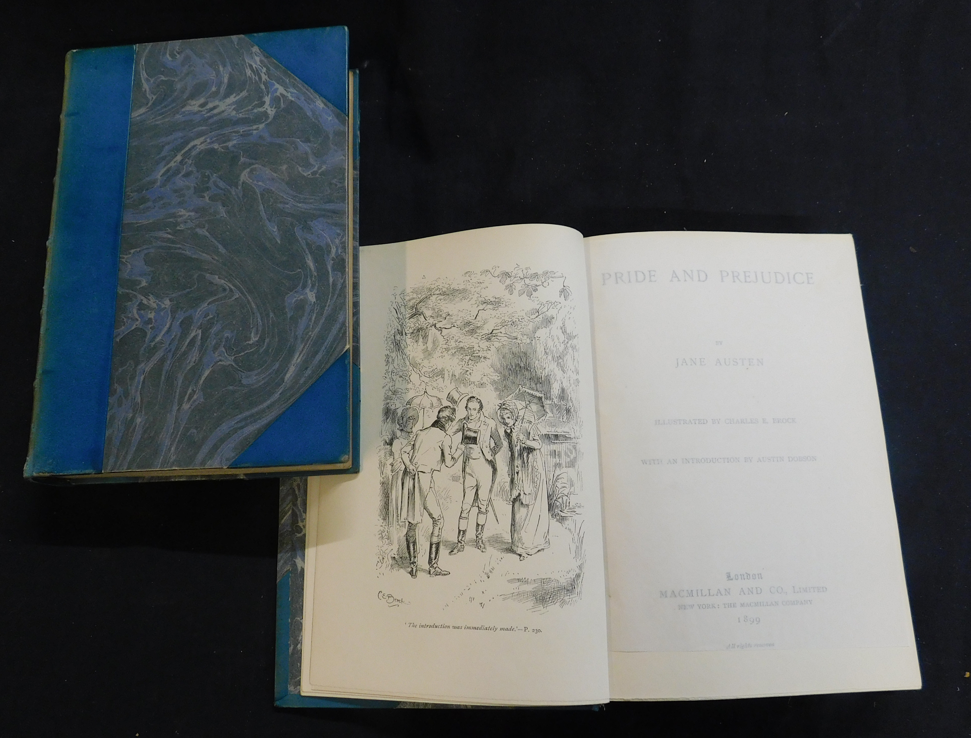 JANE AUSTEN: 5 titles: all ill by Hugh Thomson, intro Austin Dobson and pub London, MacMillan: - Image 2 of 2