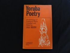 ULLI BEIER (ED): YORUBA POETRY, Cambridge University Press, 1970, 1st edition, Britiish High