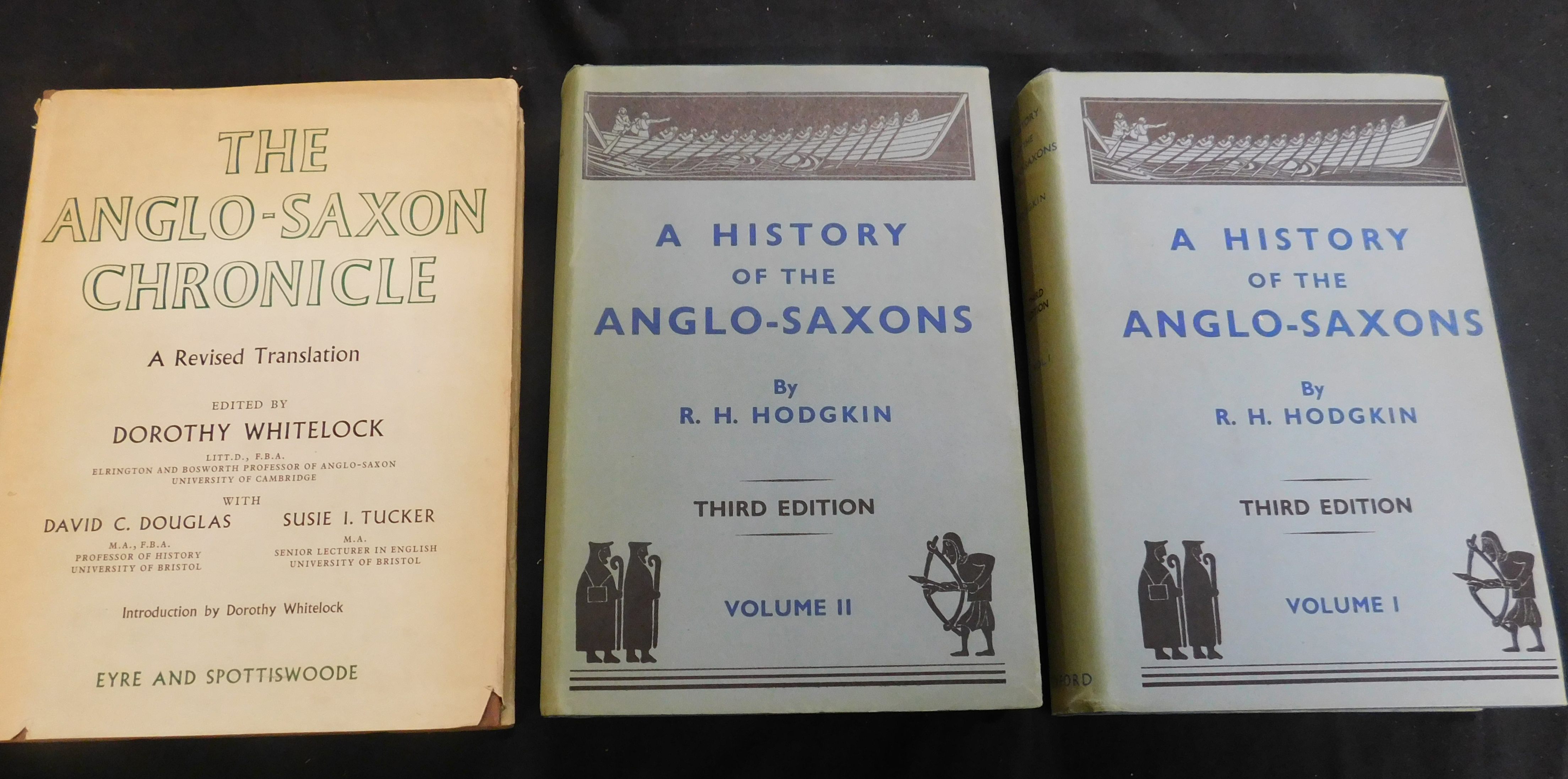 ROBERT HOWARD HODGKIN: THE HISTORY OF THE ANGLO-SAXONS, Oxford University Press, 1959, 3rd - Image 3 of 3