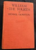 RICHMAL CROMPTON: WILLIAM THE FOURTH, London, George Newnes, 1924, 1st edition, 2pp adverts at