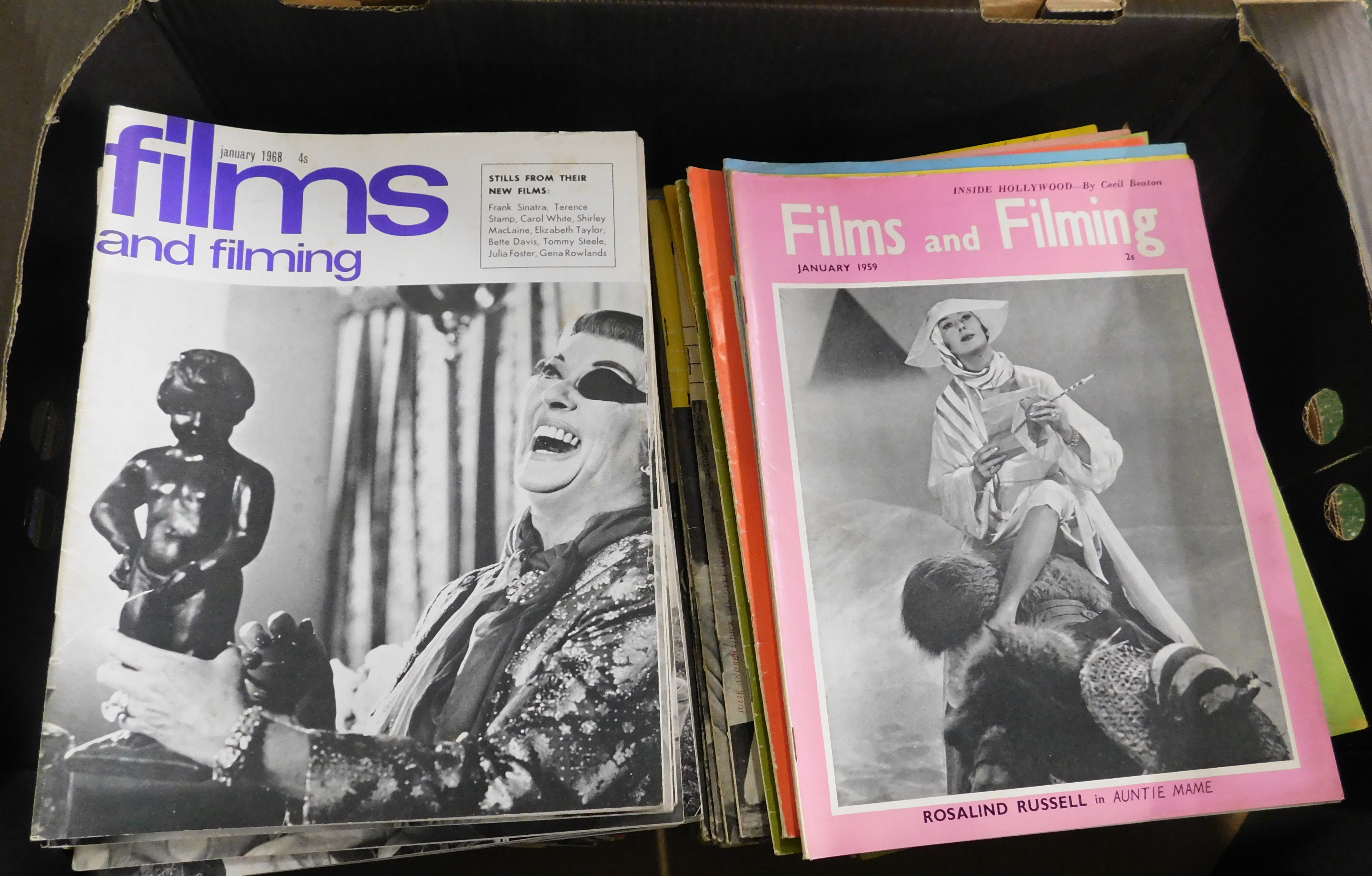 Box: FILMS AND FILMING, 1959-60, 1965-69, 1971-73, 70+ assorted issues