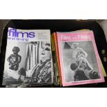 Box: FILMS AND FILMING, 1959-60, 1965-69, 1971-73, 70+ assorted issues