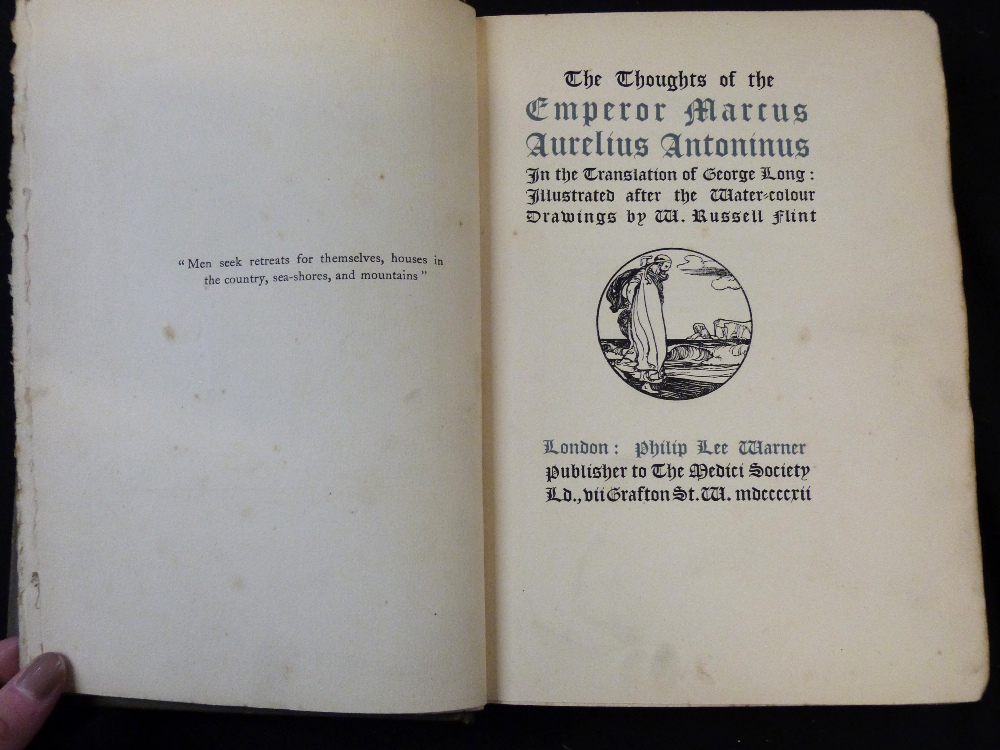 MARCUS AURELIUS ANTONINUS: THE THOUGHTS OF THE EMPEROR MARCUS AURELIUS ANTONINUS, trans George Long,