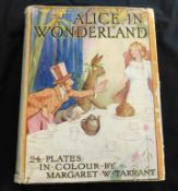 REV CHARLES LUDGWIDGE DODGSON "LEWIS CARROLL": ALICE'S ADVENTURES IN WONDERLAND, ill Margaret W