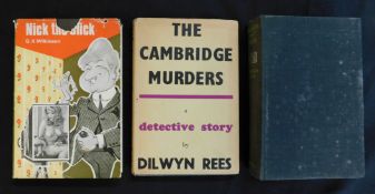 GLYN E DANIEL "DILWYN REES": THE CAMBRIDGE MURDERS, London, Victor Gollancz, 1945, 1st edition,