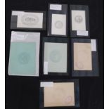 Packet: 10 impressions/prints/sketches of District Council seals comprising Sandown District Council