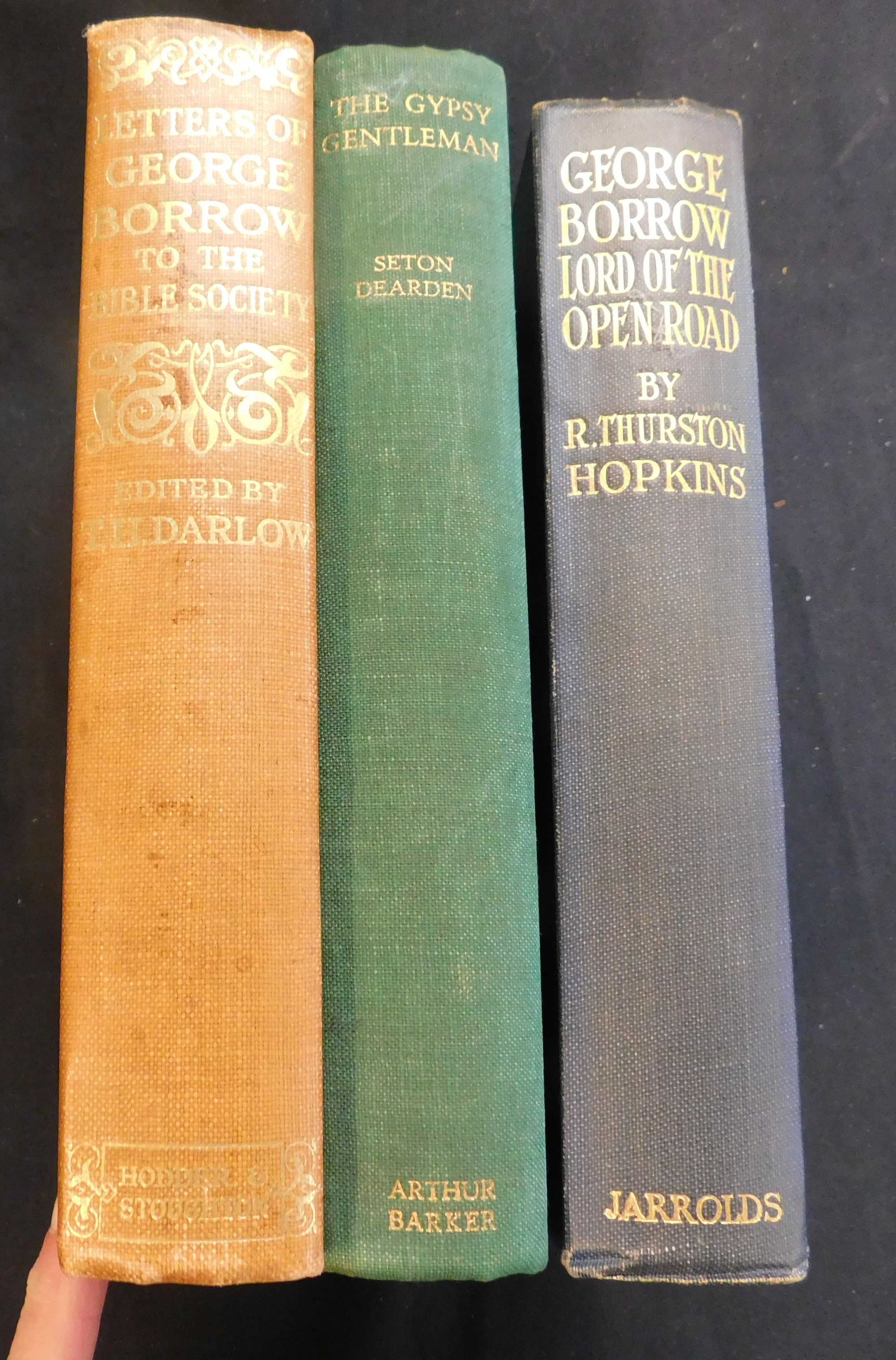 ROBERT THURSTON HOPKINS: GEORGE BORROW, LORD OF THE OPEN ROAD, ill C M Nichols, London, Jarrolds [