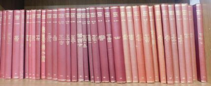 NORFOLK RECORDS SOCIETY, 1931-2015 vols 1-79 in 82 as issued, original cloth, vols 64-65, 68-79 d/