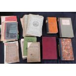 Box: assorted Nottinghamshire interest books and pamphlets