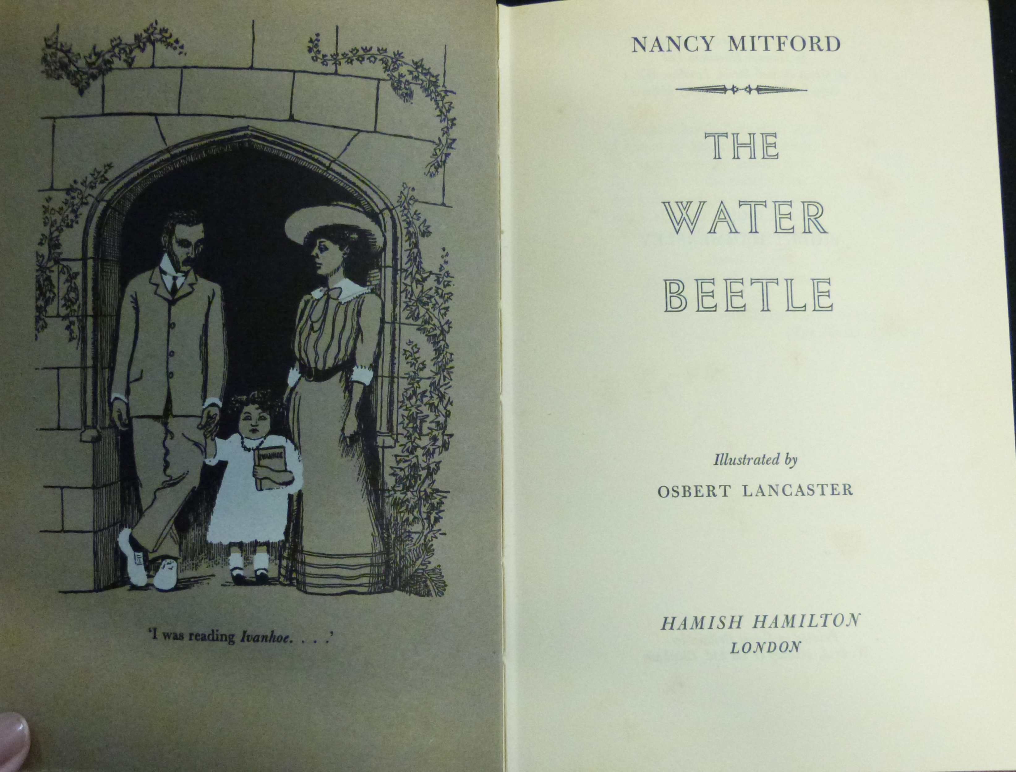 NANCY MITFORD: THE WATER BEETLE, ill Osbert Lancaster, London, Hamish Hamilton, 1962, 1st edition, - Image 3 of 4