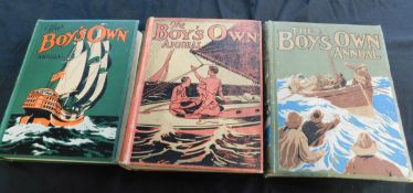 THE BOYS OWN ANNUAL, 1913-14, vol 36, 1923-24, vol 46 (2 copies), 1928-29, vol 51, 1932-33, vol