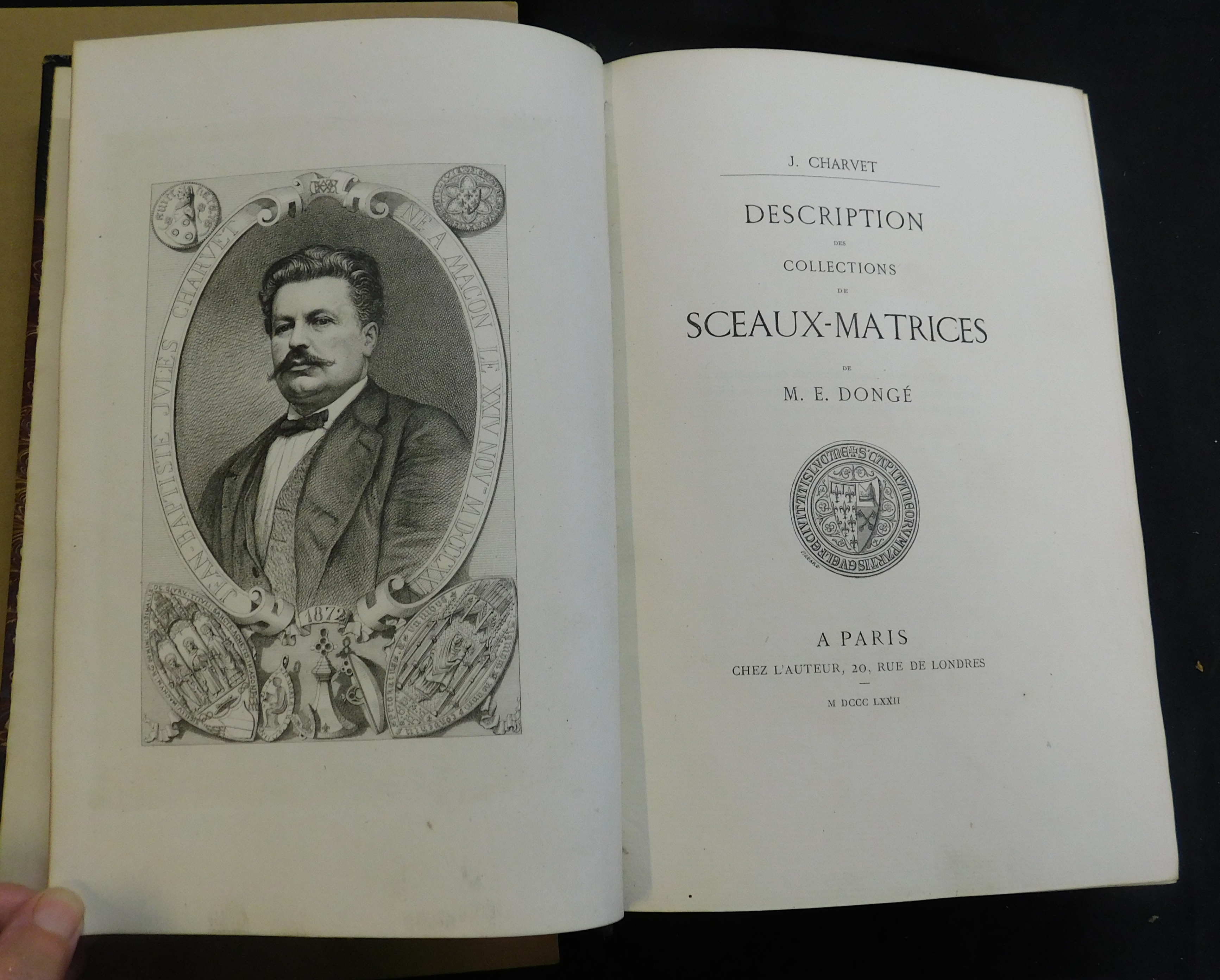 [GEORGE HENRY DASHWOOD]: SIGILA ANTIQUA, ENGRAVINGS FROM ANCIENT SEALS ATTACHED TO DEEDS AND - Image 2 of 2