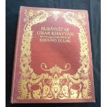 OMAR KHAYYAM: RUBAIYAT, trans Edward Fitzgerald, ill Edmund Dulac, London, Hodder & Stoughton [