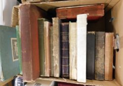 Three boxes: mainly restoration/rebinding projects