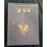 CHARLES DICKENS: A CHRISTMAS CAROL, ill A Rackham, London, William Heinemann, 1915, 1st trade