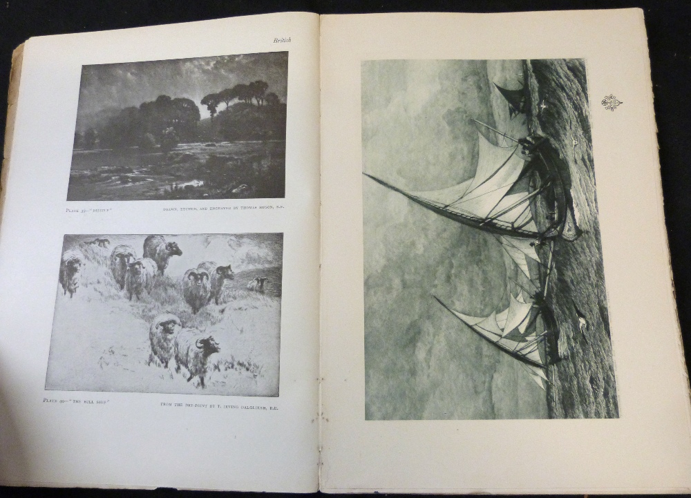 CHARLES HOLME (ED): MODERN ETCHING AND ENGRAVING, London, The Studio, 1902, 1st edition, 4to, - Image 3 of 4