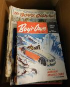 Box: THE BOYS OWN PAPER, 34 assorted issues, early to more modern, mixed condition (34)