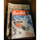 Box: THE BOYS OWN PAPER, 34 assorted issues, early to more modern, mixed condition (34)