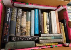 Box: modern firsts etc WILLIAM GOLDING, JOHN FOWLES, ANGUS WILSON etc