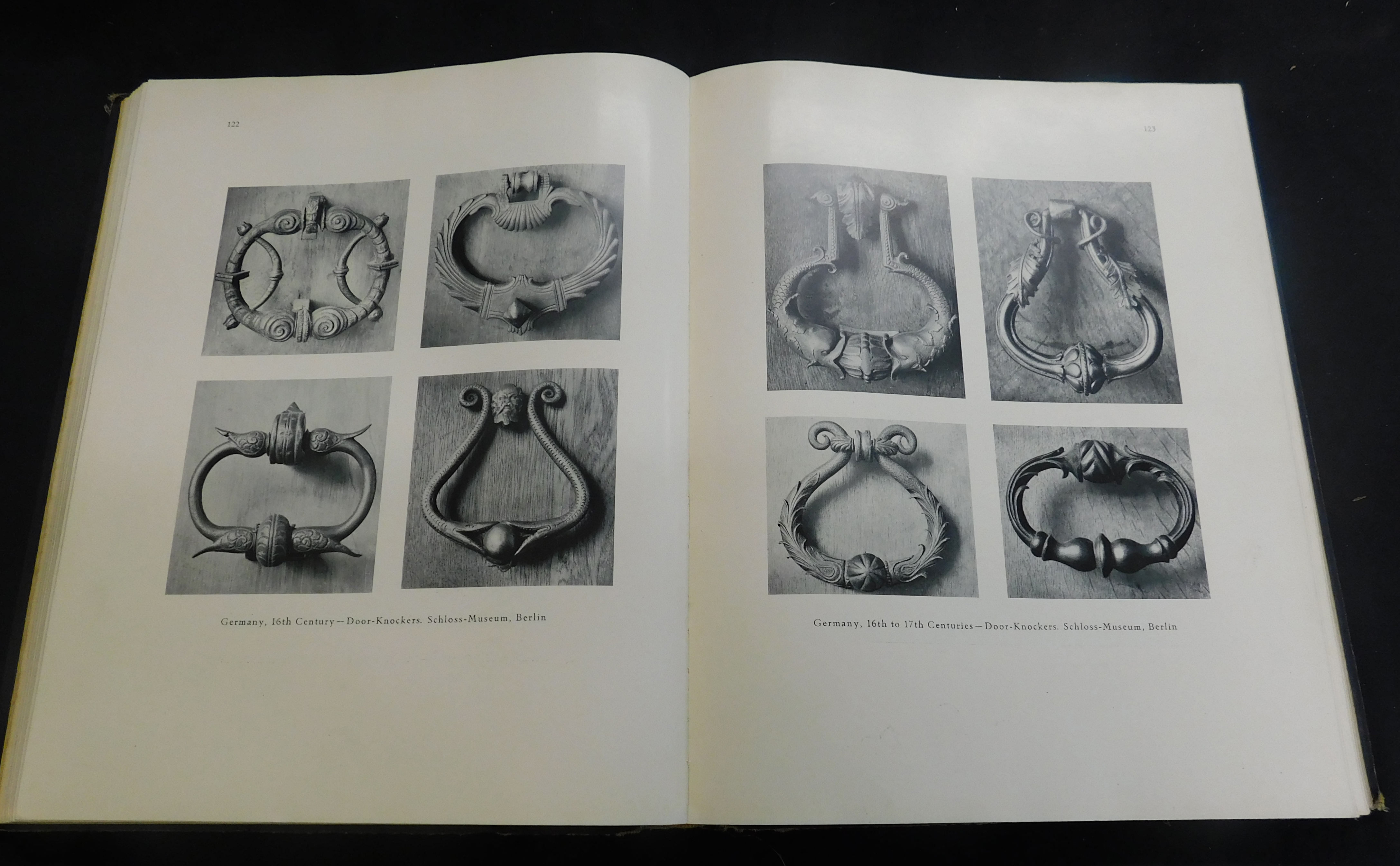 OTTO HOEVER (INTRO): AN ENCYCLOPAEDIA OF IRONWORK, EXAMPLES OF HAND WROUGHT IRONWORK FROM THE MIDDLE - Image 2 of 2