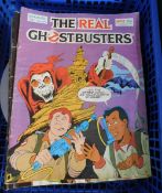 Two crates: MARVEL COMICS comprising THE REAL GHOSTBUSTERS 1989-92, 50 assorted issues, THE MIGHTY